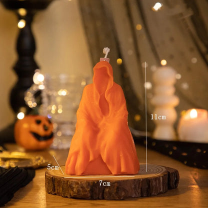 Halloween Cool Style Snake Ghost Soybean Mixed Wax Candle