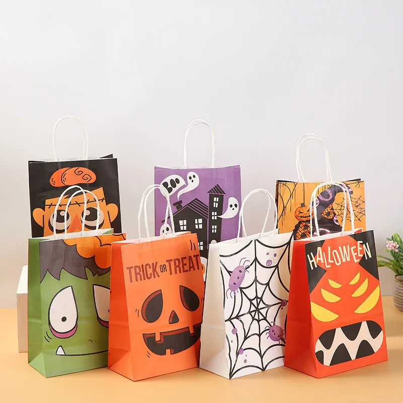 Halloween Cute Cartoon Paper Party Gift Bags