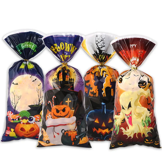 Halloween Cute Cartoon Plastic Party Gift Wrapping Supplies