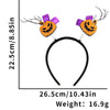 Halloween Cute Funny Pumpkin Spider Bow Knot Plastic Plush Party Festival Costume Props Decorative Props