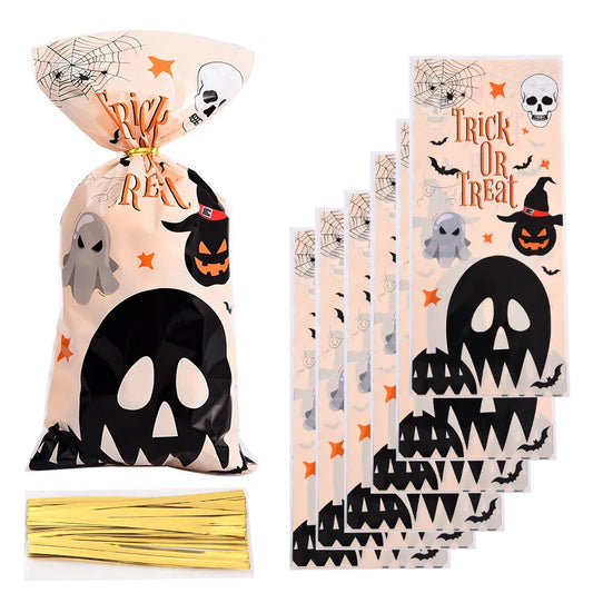 Halloween Cute Letter Plastic Party Gift Wrapping Supplies