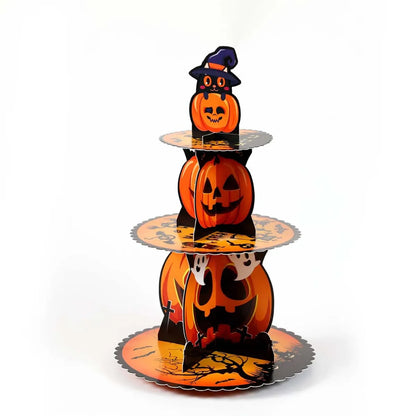 Halloween Cute Pumpkin Paper Party Festival Ornaments