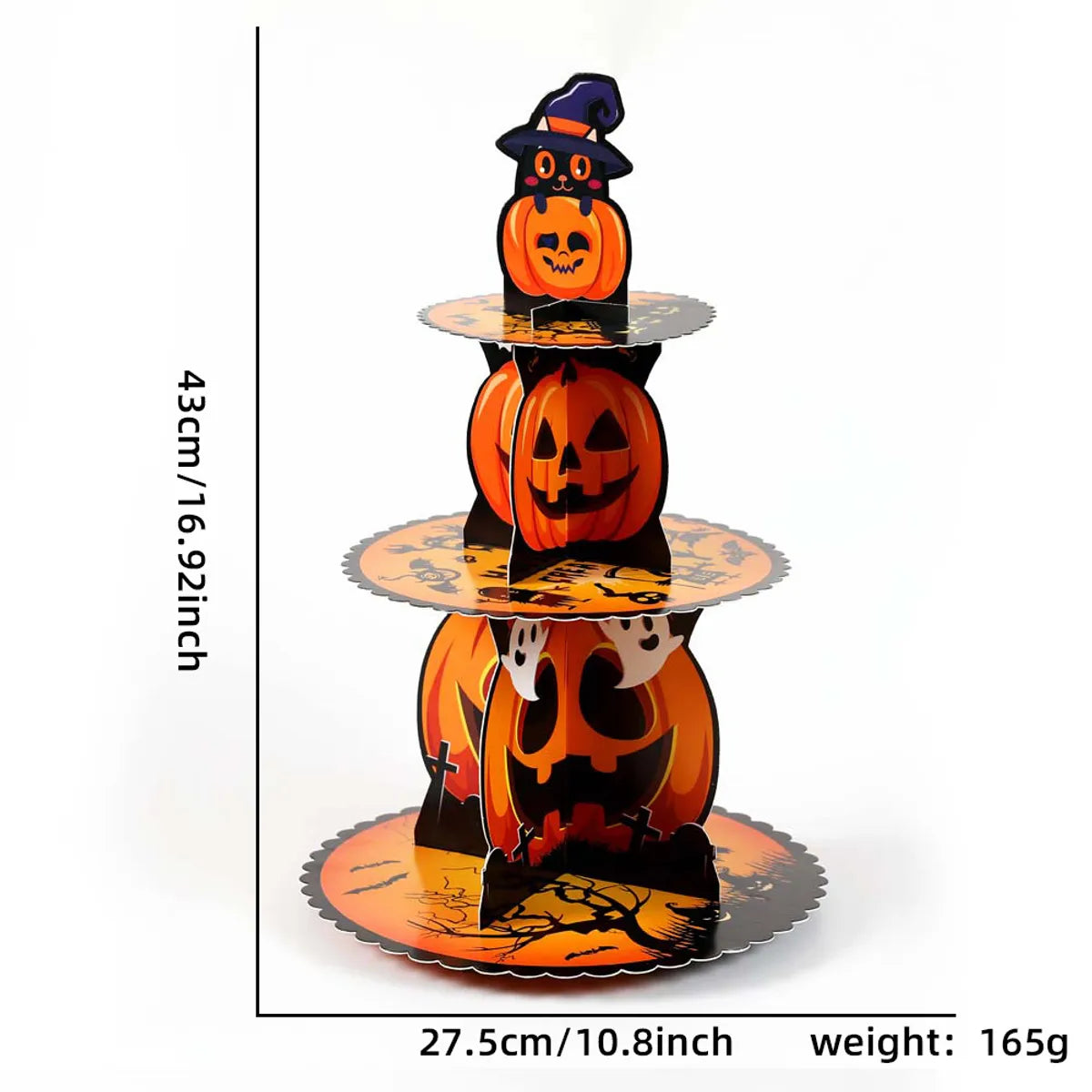 Halloween Cute Pumpkin Paper Party Festival Ornaments