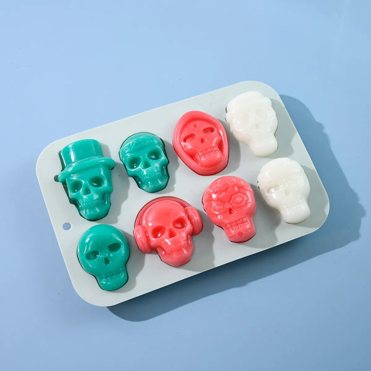 Halloween Cute Skull Silica Gel Kitchen Molds 1 Piece