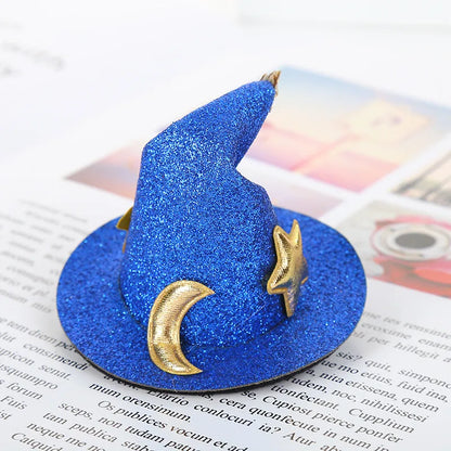 Halloween Cute Witch Hat Cloth Party Festival Hairpin