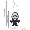 Halloween Cute Zombie Ghost Skull Wood Party Festival Hanging Ornaments