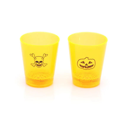 Halloween Candle The Lamp Cup Electronic Luminous Cup Halloween Props Atmosphere Venue Layout