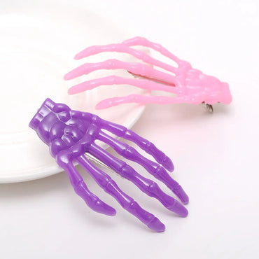 Halloween Funny Hand Plastic Party Hairpin