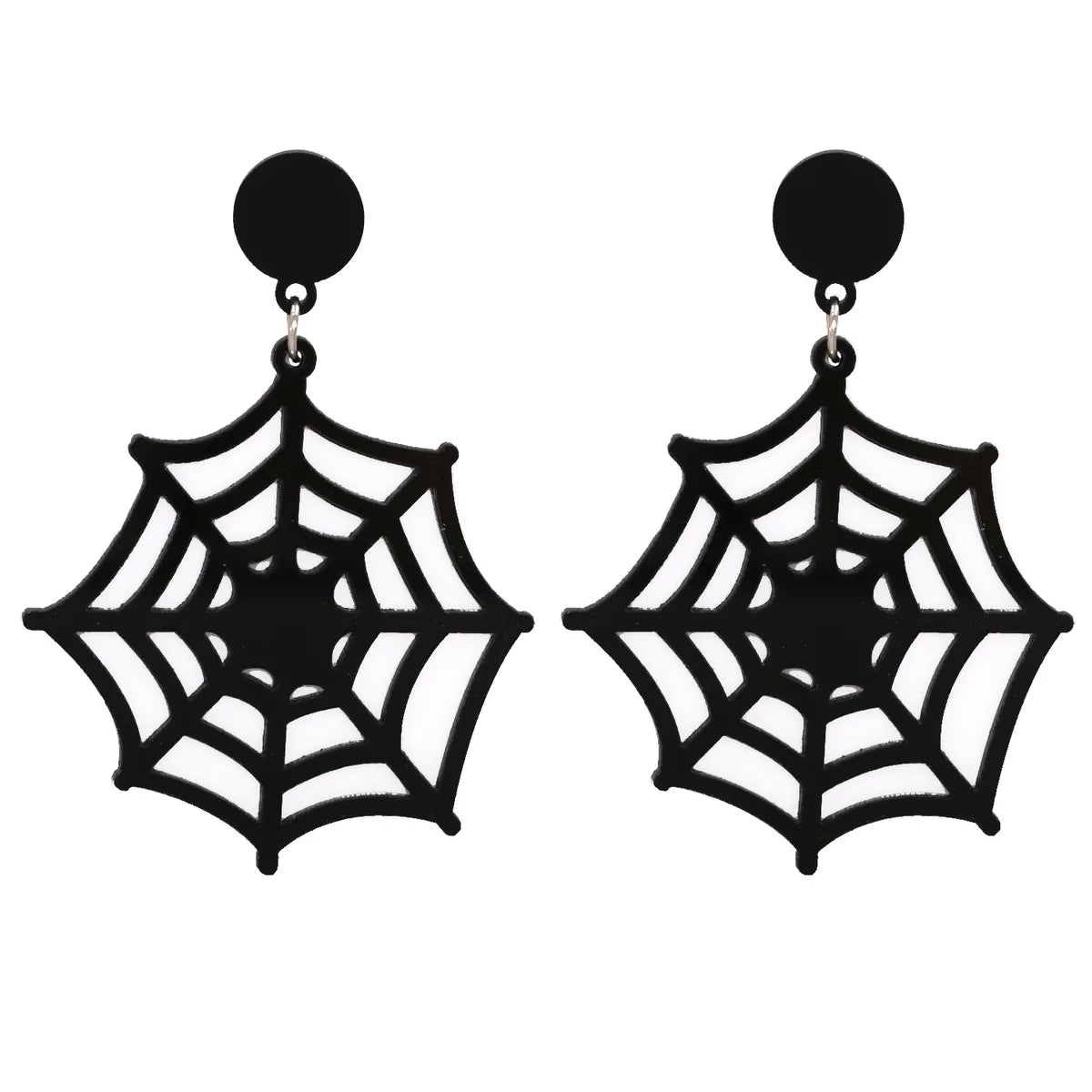 Halloween Funny Pumpkin Acrylic Earrings Little Witch Resin Earrings