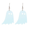 Halloween Funny Pumpkin Acrylic Earrings Little Witch Resin Earrings