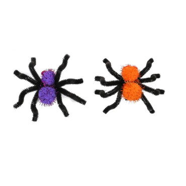 Halloween Funny Spider Hairball Iron Wire Party Festival Hairpin