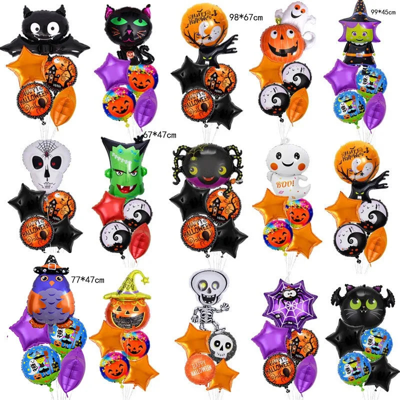 Halloween Geometric Aluminum Film Party Balloon