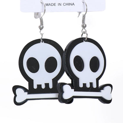 Halloween Geometric Resin Earrings Wholesale Jewelry Nihaojewelry