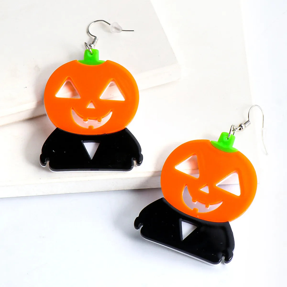 Halloween Geometric Resin Earrings Wholesale Jewelry Nihaojewelry