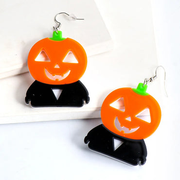 Halloween Geometric Resin Earrings Wholesale Jewelry Nihaojewelry