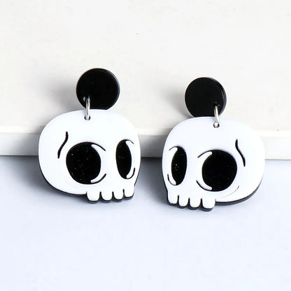 Halloween Geometric Resin Earrings Wholesale Jewelry Nihaojewelry