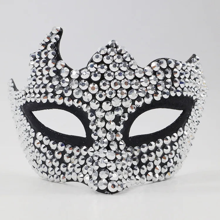 Halloween Glam Solid Color Plastic Masquerade Party Party Mask