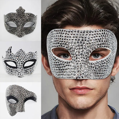 Halloween Glam Solid Color Plastic Masquerade Party Party Mask