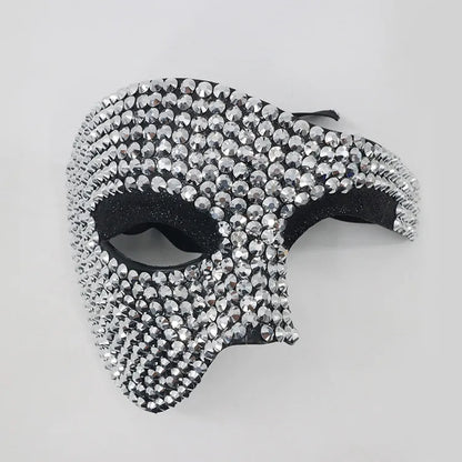 Halloween Glam Solid Color Plastic Masquerade Party Party Mask