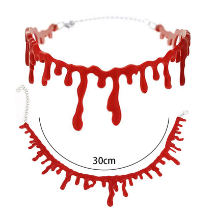 Halloween Gothic Exaggerated Blood Stains Rubber Party Decorative Props