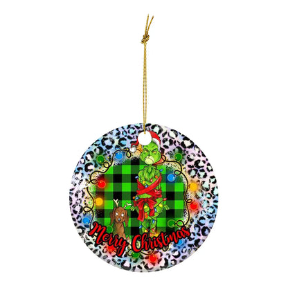 Christmas Grinch Arylic Party Hanging Ornaments