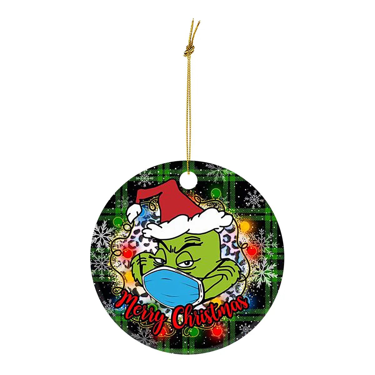 Christmas Grinch Arylic Party Hanging Ornaments