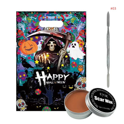 Halloween Modern Style Cool Style Letter Skull Paste 1 Set