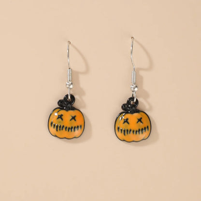 Halloween Pumpkin Ghost Demon Earrings Wholesale