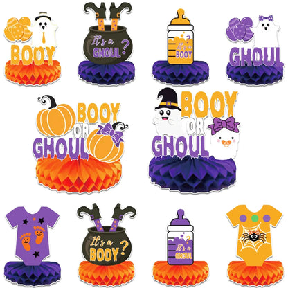 Halloween Pumpkin Letter Ghost Paper Party Ornaments