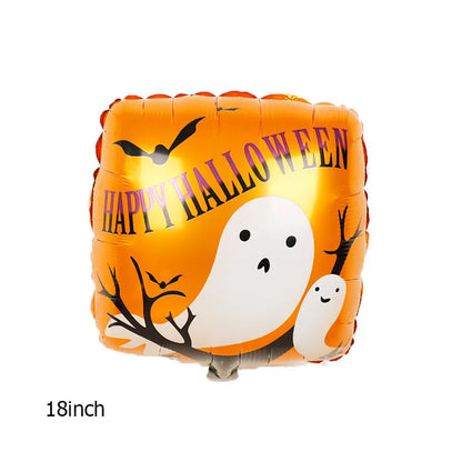 Halloween Pumpkin Skull Aluminum Film Party Balloon