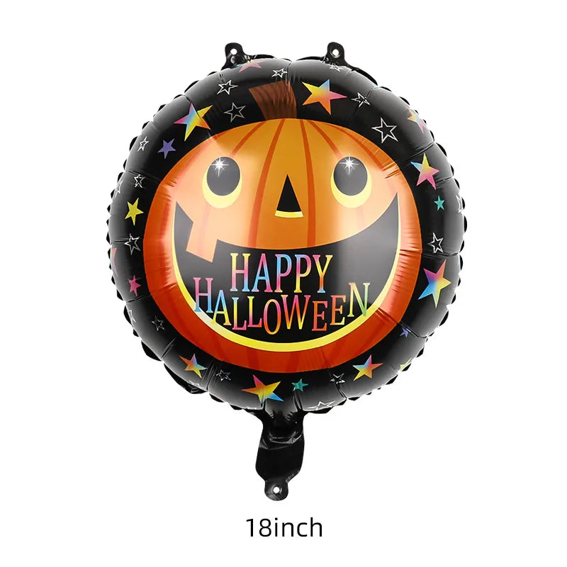 Halloween Pumpkin Skull Aluminum Film Party Balloon