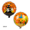 Halloween Pumpkin Skull Aluminum Film Party Balloon