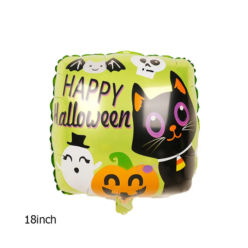 Halloween Pumpkin Skull Aluminum Film Party Balloon