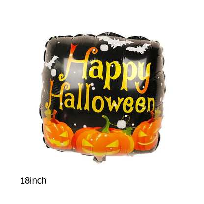 Halloween Pumpkin Skull Aluminum Film Party Balloon