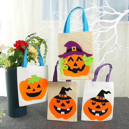 Halloween Pumpkin Tote Candy Bag Wholesale Nihaojewelry