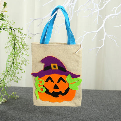 Halloween Pumpkin Tote Candy Bag Wholesale Nihaojewelry