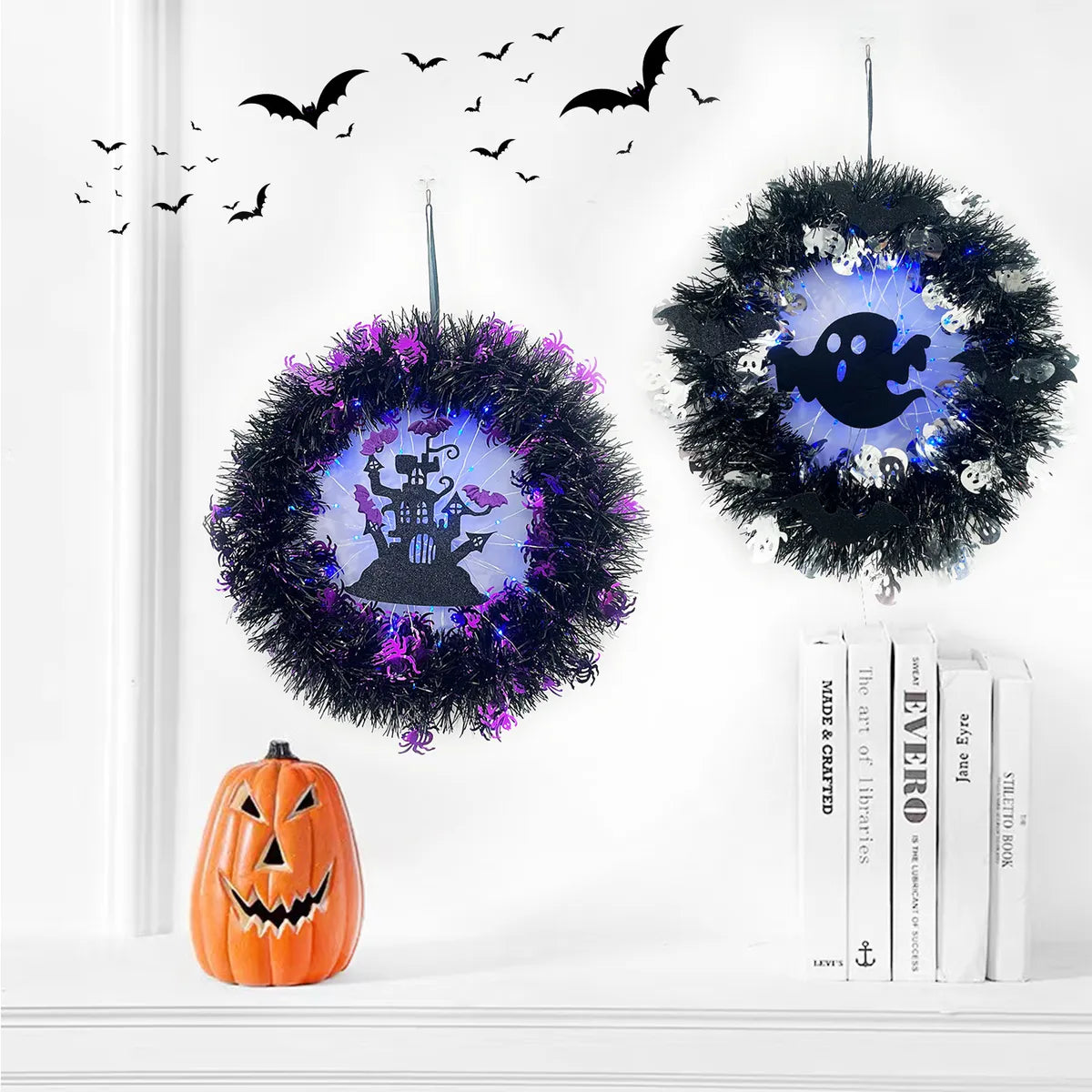 Halloween Retro Ghost Plastic Party Festival Hanging Ornaments