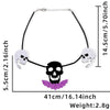 Halloween Simple Style Bat Skull Felt Cloth Holiday Daily Party Necklace