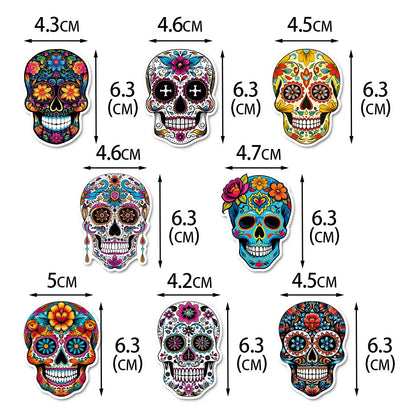 Halloween Simple Style Skull Paper Holiday Party Cake Decorating Supplies Decorative Props