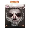 Halloween Skull Masquerade Party Tattoo Stickers