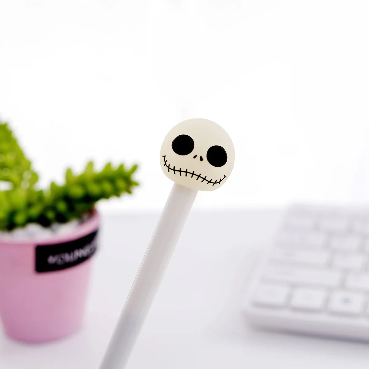 Halloween Skull Shape Funny Simple Gel Pen