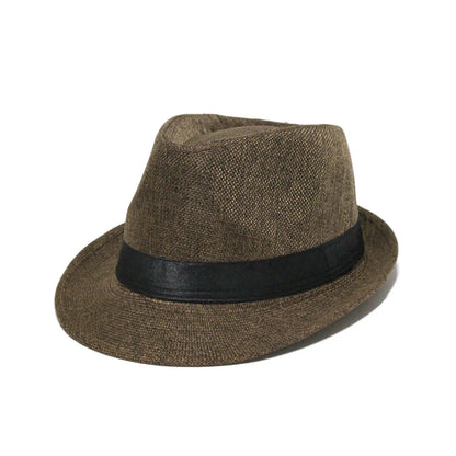 Hat Sunscreen Hat Men'S Sun Hat Straw Hat Jazz Straw Hat Hot Sale Wholesale Nihaojewelry