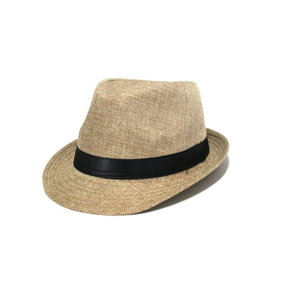 Hat Sunscreen Hat Men'S Sun Hat Straw Hat Jazz Straw Hat Hot Sale Wholesale Nihaojewelry