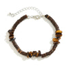 Hawaiian Beach Irregular Alloy Stone Beaded Unisex Bracelets Necklace