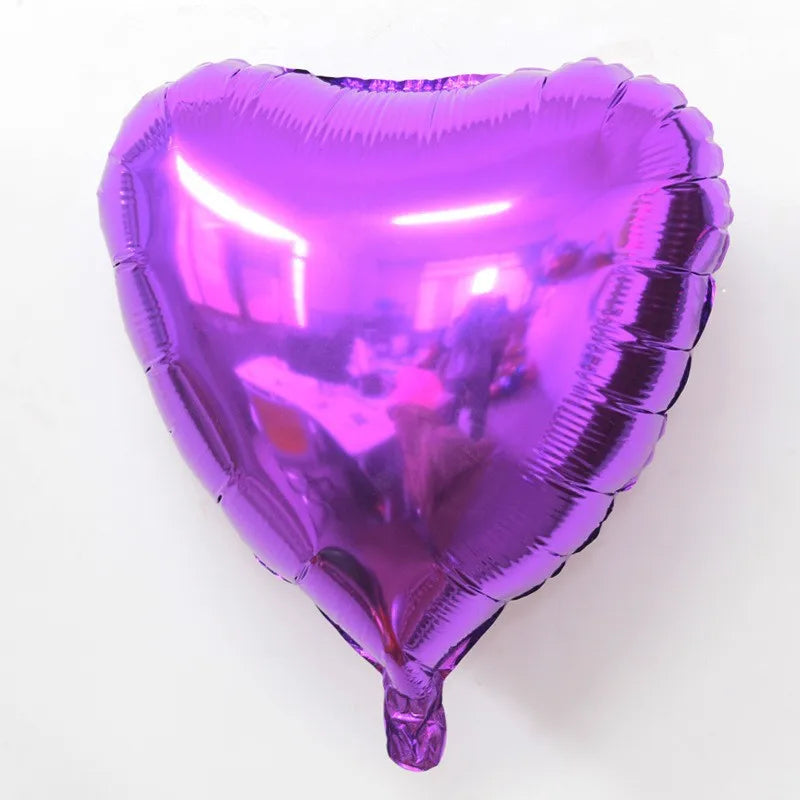 Heart Shape Aluminum Film Party Balloons 1 Piece