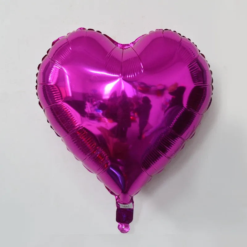 Heart Shape Aluminum Film Party Balloons 1 Piece