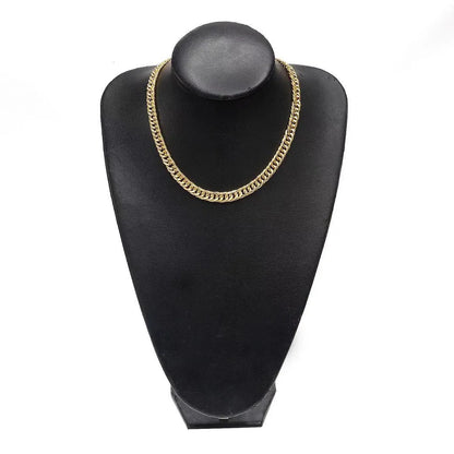 Hip Hop Aluminum Chain Clavicle Necklace