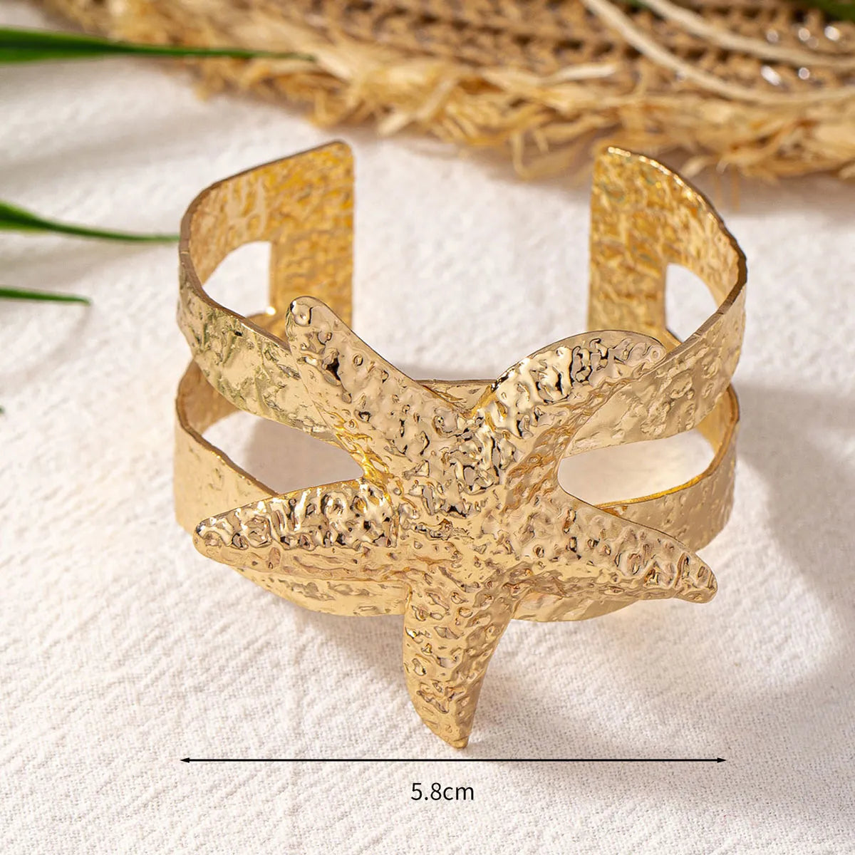 Hip-Hop Beach Simple Style Starfish Alloy Wholesale Bangle