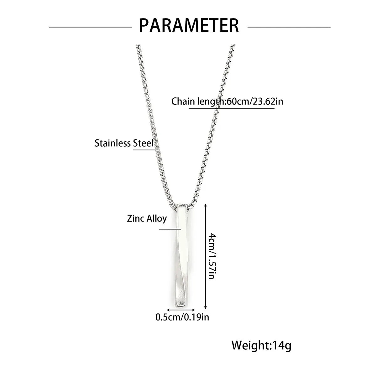 Hip-Hop Color Block Zinc Alloy Plating Men's Pendant Necklace