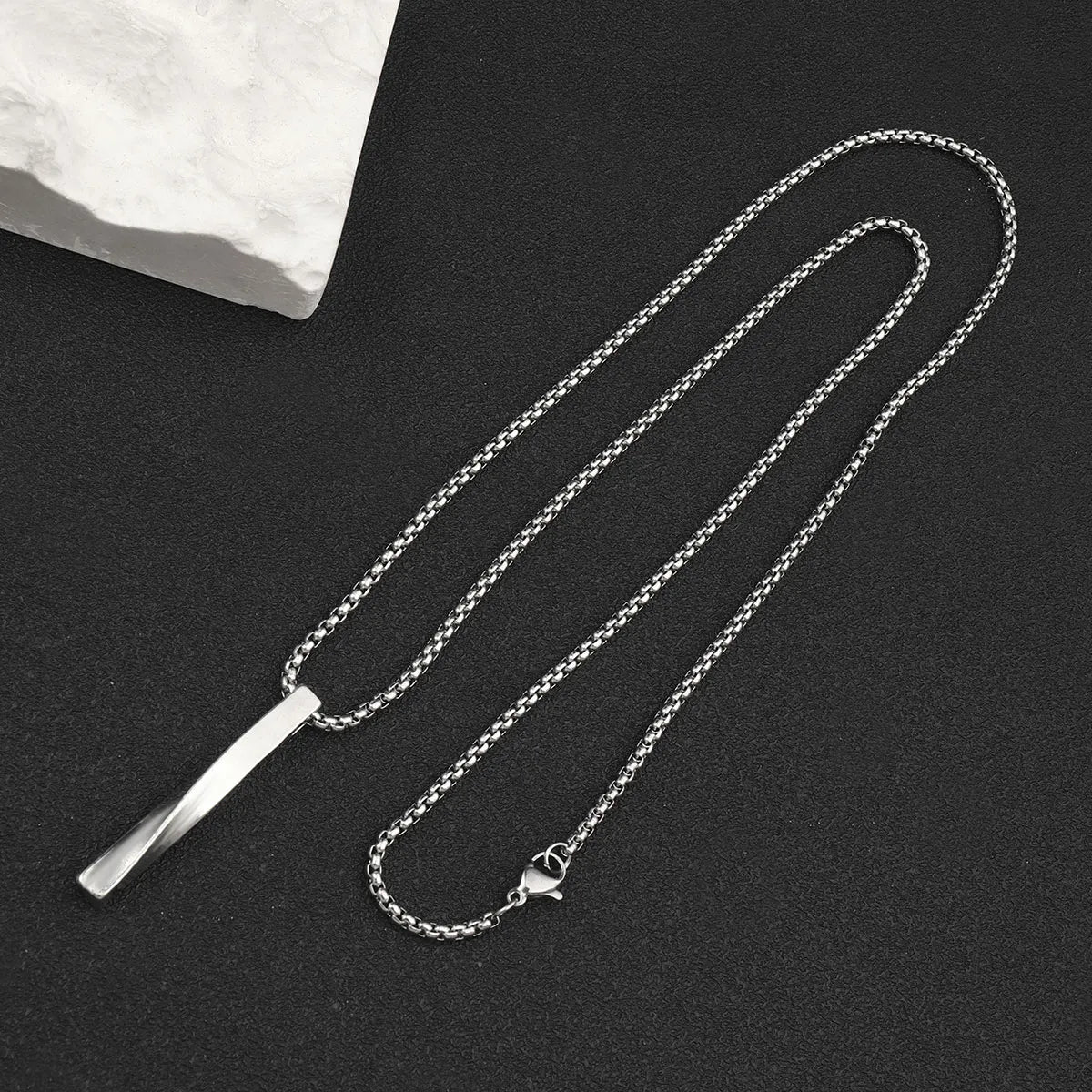 Hip-Hop Color Block Zinc Alloy Plating Men's Pendant Necklace